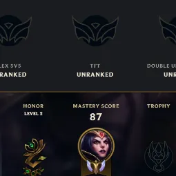 ⚡EUNE ⸱ GOLD III  40% WR | Unverified ✅| 16260 BE | 350 RP💰| Untouched-Loot| Check Description 1