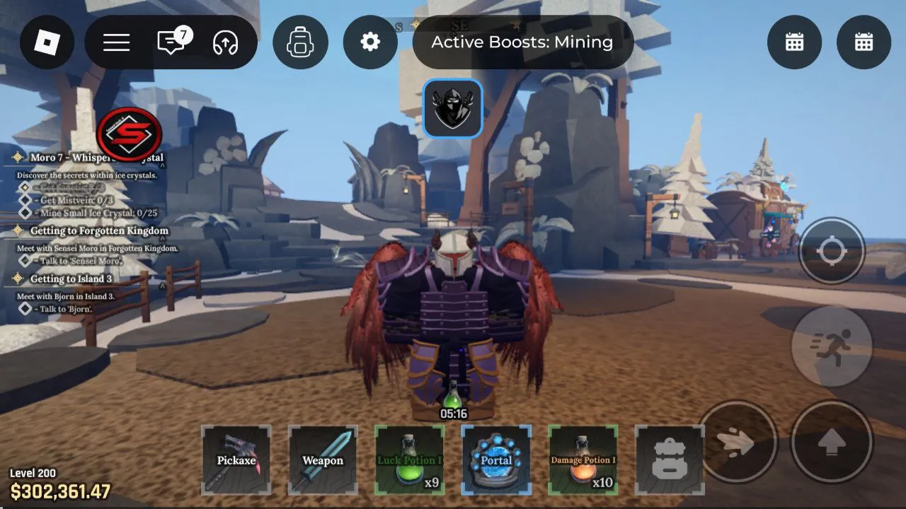 🔥 LEVEL 200 ACCOUNT  🐉 Dragon Head Pickaxe 😈 Demon Race 🌈 Prismatic Pickaxe ✨ Arcane Pickaxe 🌋 Magma Pickaxe 💰 300K+ 🚀 Super Fast Delivery 🔒 100% Safe & Trusted 💬