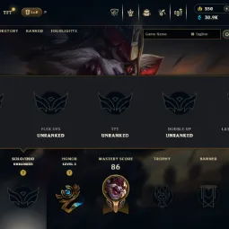 ⚡ 【 EUNE 】 ⸱ HAND-LEVELED LVL30 High MMR 2300 🎉 90% WR ⚡ | ( Ranked Ready +10 QP ✌️ ) Unverified ✅ | 30915 BE 💵 | 350 RP 💰| Untouched-Loot 🔒 |Check Descript thumbnail 4