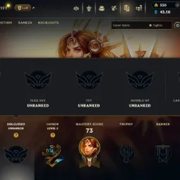 ⚡ 【 EUNE 】 ⸱ HAND-LEVELED LVL30 High MMR 2300 🎉 90% WR ⚡ | ( Ranked Ready +10 QP ✌️ ) Unverified ✅ | 43125 BE 💵 | 350 RP 💰| Untouched-Loot 🔒 |Check Descript thumbnail 4