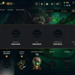 ⚡ 【 EUNE 】 ⸱ HAND-LEVELED LVL30 High MMR 2300 🎉 90% WR ⚡ | ( Ranked Ready +10 QP ✌️ ) Unverified ✅ | 43710 BE 💵 | 350 RP 💰| Untouched-Loot 🔒 |Check Descript thumbnail 4