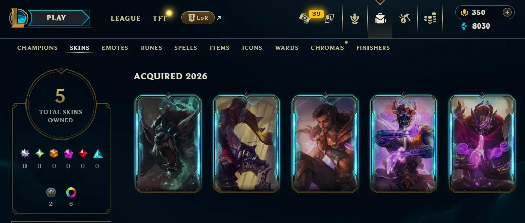 ⚡ 【 NA 】 ⸱ HAND-LEVELED LVL30 High MMR 2600 🎉 88.9% WR ⚡ | ( Ranked Ready +10 QP ✌️ ) Unverified ✅ | 8030 BE 💵 | 350 RP 💰| Untouched-Loot 🔒 |Check Description 🔰 thumbnail 4