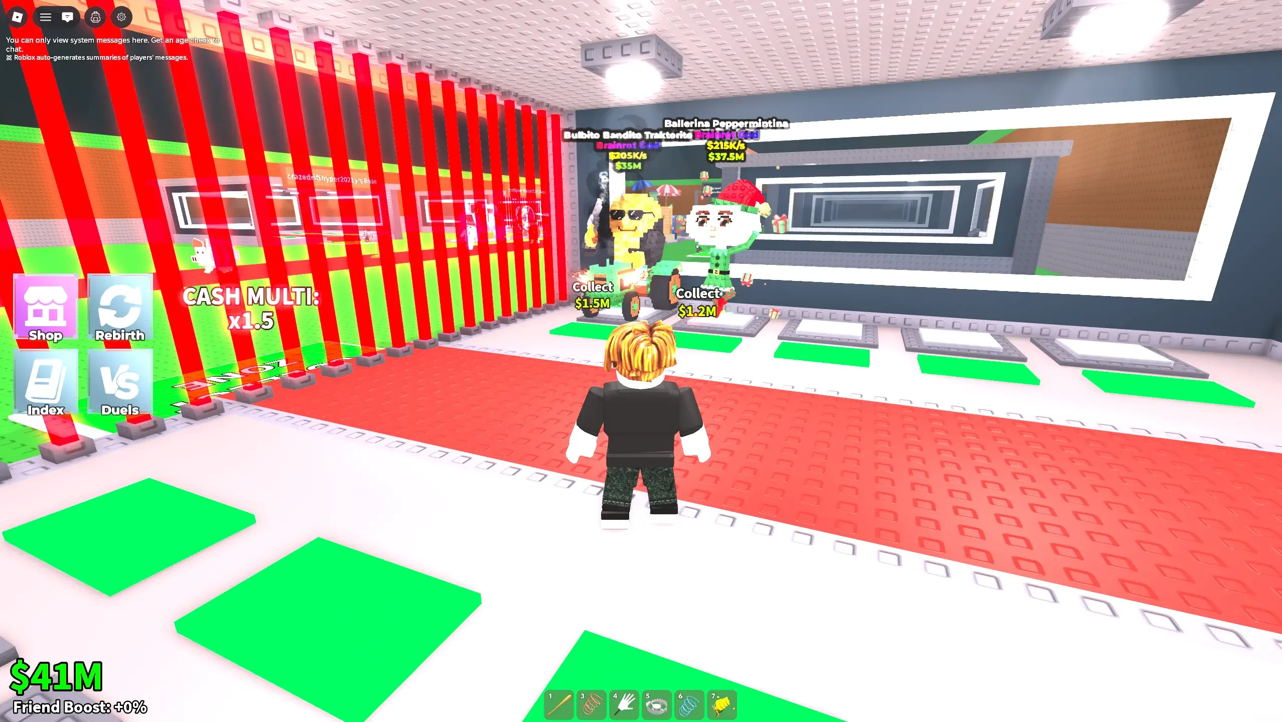 Roblox Brainrot Simulator Account 💎 Ballerina Peppermintina + Bubble Bandito Traktorini 🔥 2x Brainrot God 🏠 Floor 1 💰 💰 $66.19M Cash ⚡ Instant Delivery 2