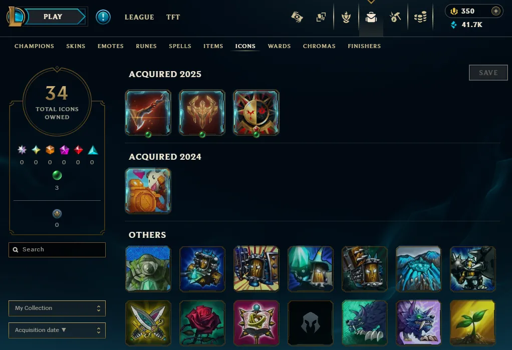 ⚡ 【 ME 】 ⸱ HAND-LEVELED LVL30 ( Ranked Ready +10 QP ✌️ ) | Normal MMR 🎉 | Unverified ✅ | 41764 BE 💵 | 350 RP 💰 | Untouched-Loot 🔒 | Check Description 🔰 thumbnail 5