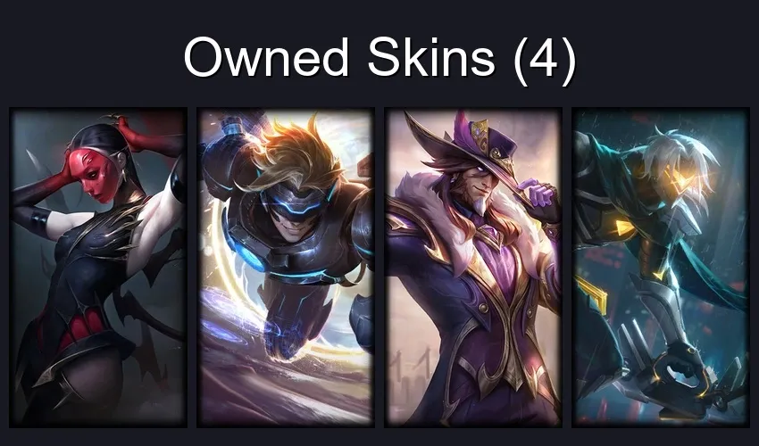 💠【EUW】⸱ 💠 4 Skin⸱ ⚡ 21 Champ⸱ 💬 Platinum 1 IN PLACEMENTS 📬 90 RP⸱ 🔫 Email Access⸱ 🎠 28605 BE⸱ ⚡ Level 36⸱ 📬 2026 Ready⸱ 💬 Honor 3 #WZSNV5EU thumbnail 2