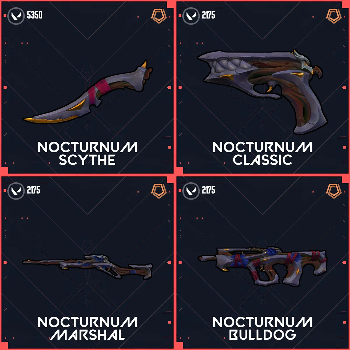 AP ⸱ 🎖️ Nocturnum Full Collection ⸱ 🔢 46 Level ⸱ ⬆️ Peak Gold 3 ⸱ 🔫 5 Skins ⸱ 🎟️ x Battlepass ⸱ 💰 25 VP ⸱ 🔮 95 RP ⸱ 🧬 19x Agents ⸱ 📝 Check Description thumbnail 2